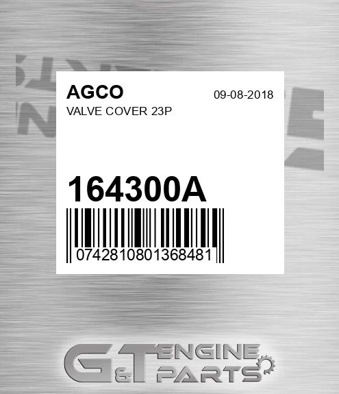 164300A AGCO Valve Cover 23p