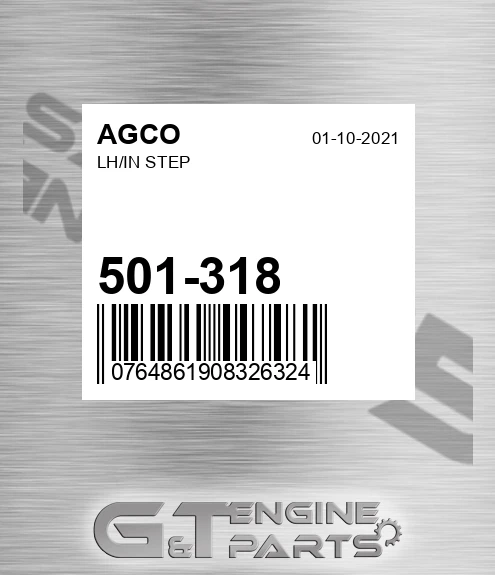 501-318 Lh/in Step for AGCO