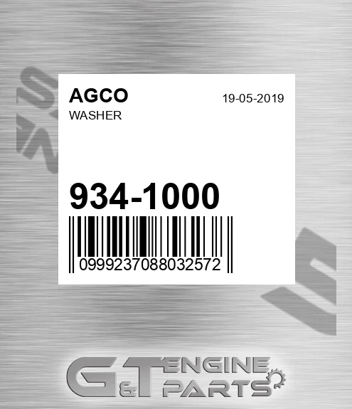 934-1000 Washer for AGCO