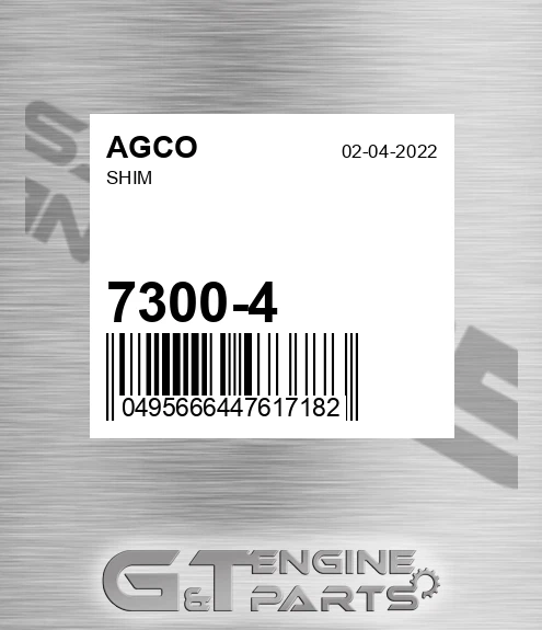 7300-4 Shim for AGCO