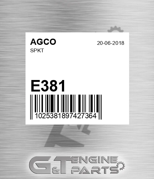 E381 AGCO Spkt