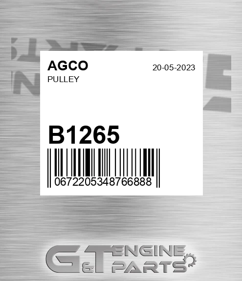 B1265 Pulley