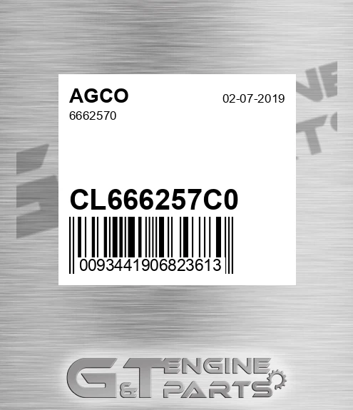 CL666257C0 6662570 for AGCO