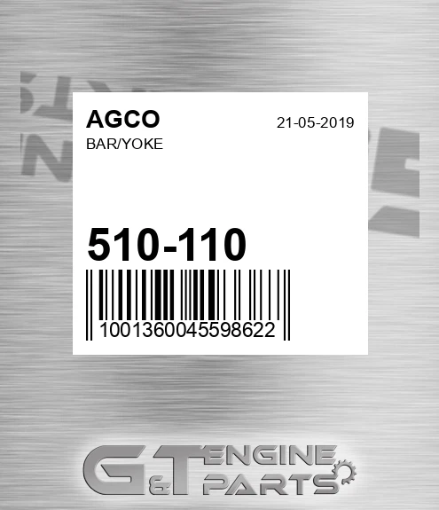 510-110 Bar/yoke for AGCO