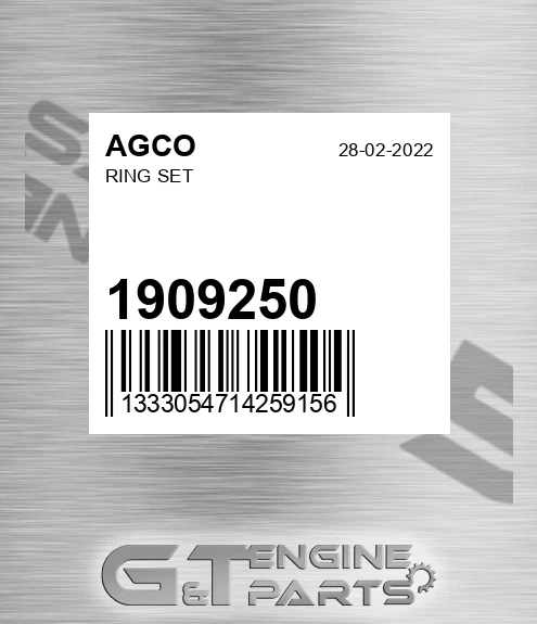 1909250 Ring Set for AGCO