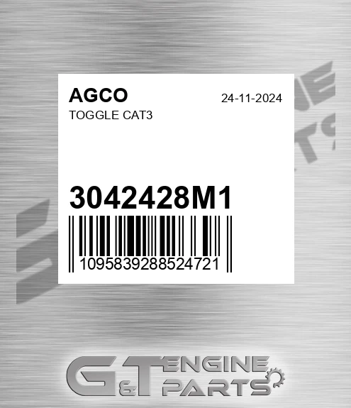 3042428M1 AGCO Toggle Cat3