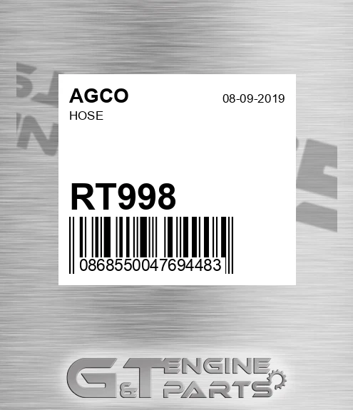 RT998 AGCO Hose