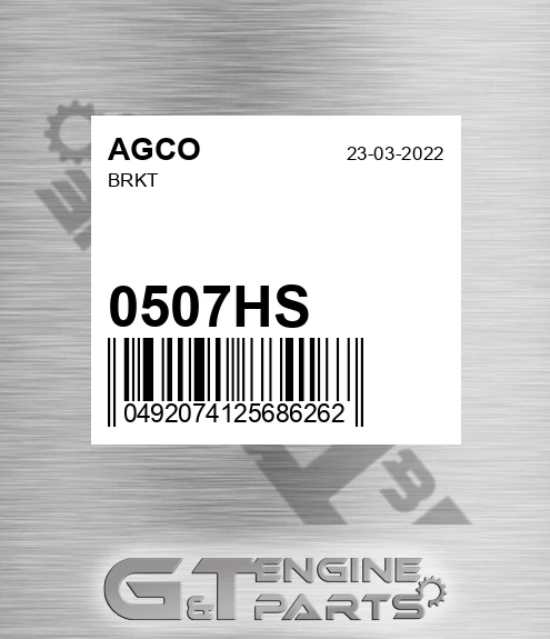 0507HS AGCO Brkt
