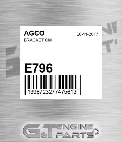 E796 Bracket Ci#