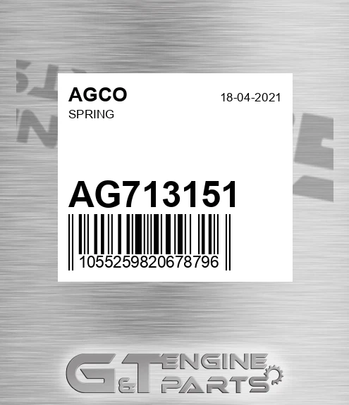 AG713151 Spring for AGCO