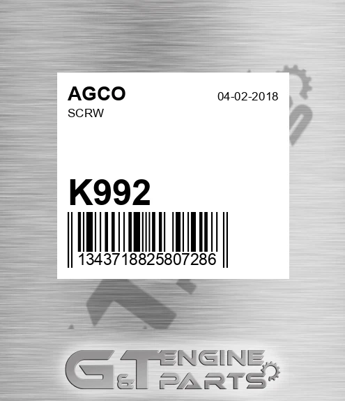 K992 Scrw