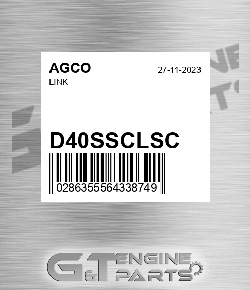 D40SSCLSC Link for AGCO