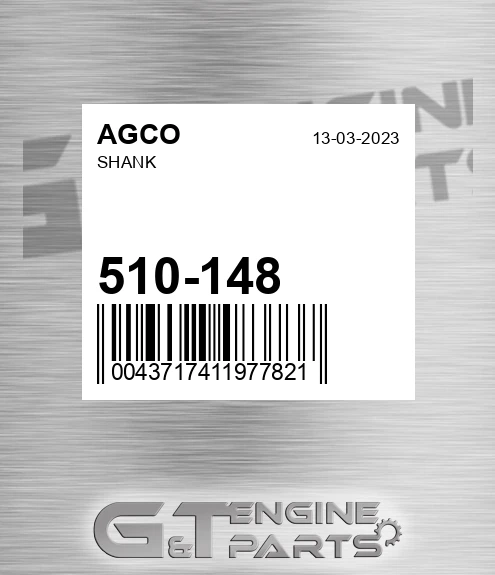 510-148 Shank for AGCO