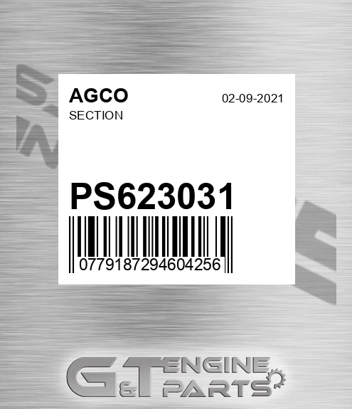 PS623031 AGCO Section