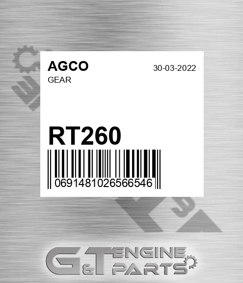 RT260 Gear