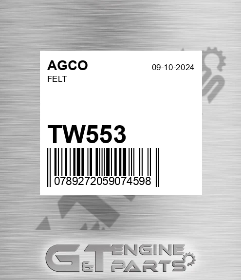 TW553 Felt