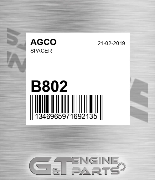 B802 Spacer