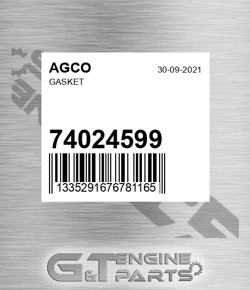 74024599 Gasket for AGCO