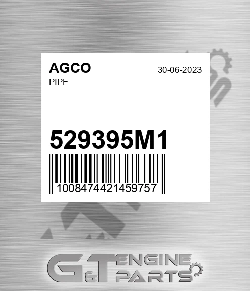 529395M1 Pipe for AGCO