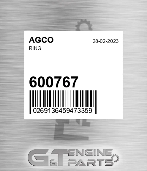 600767 AGCO Ring