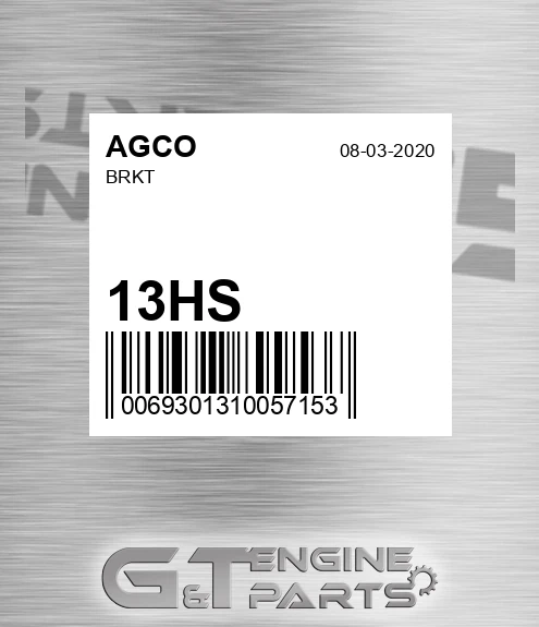 13HS AGCO Brkt