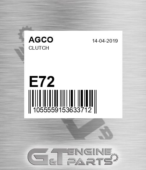 E72 AGCO Clutch