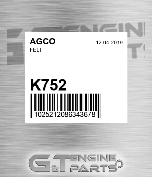 K752 Felt
