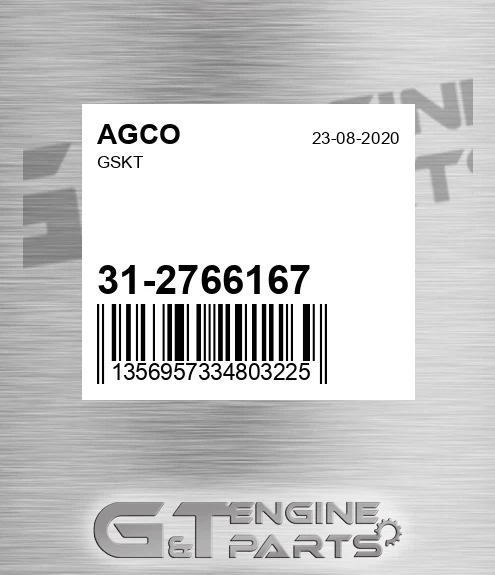 31-2766167 Gskt for AGCO