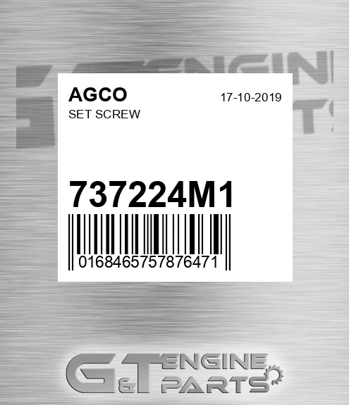 737224M1 AGCO Set Screw