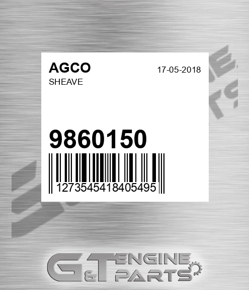 9860150 AGCO Sheave