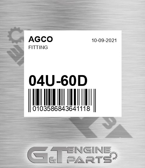 04U-60D Fitting