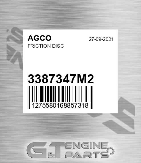 3387347M2 AGCO Friction Disc