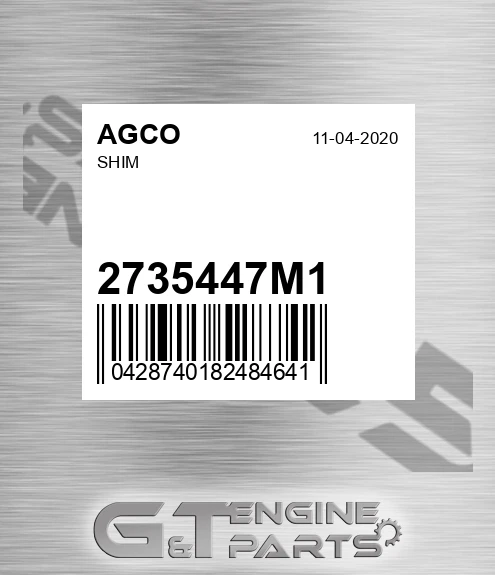2735447M1 Shim for AGCO