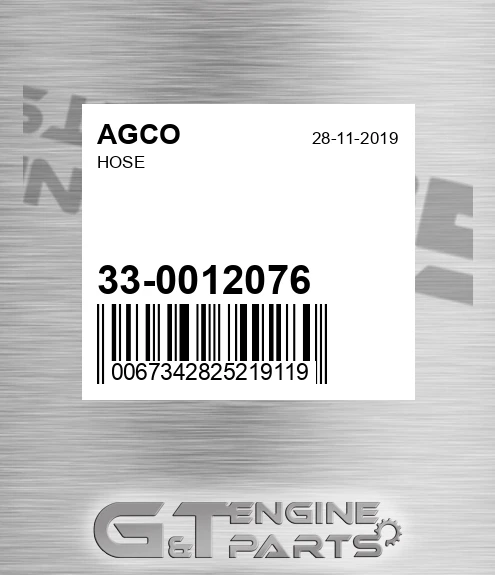 33-0012076 Hose
