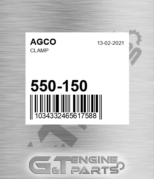 550-150 AGCO Clamp