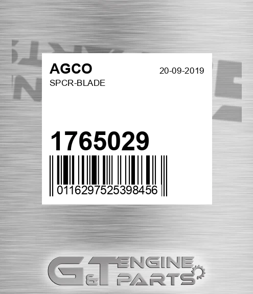 1765029 Spcr-blade for AGCO