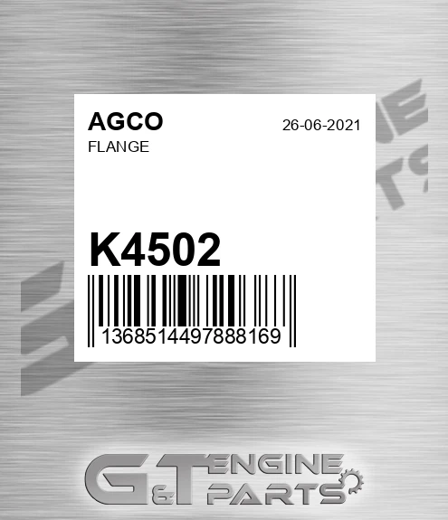 K4502 AGCO Flange