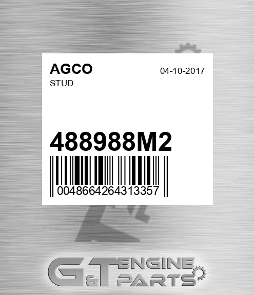 488988M2 Stud for AGCO