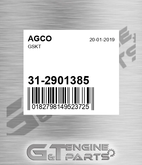 31-2901385 Gskt for AGCO