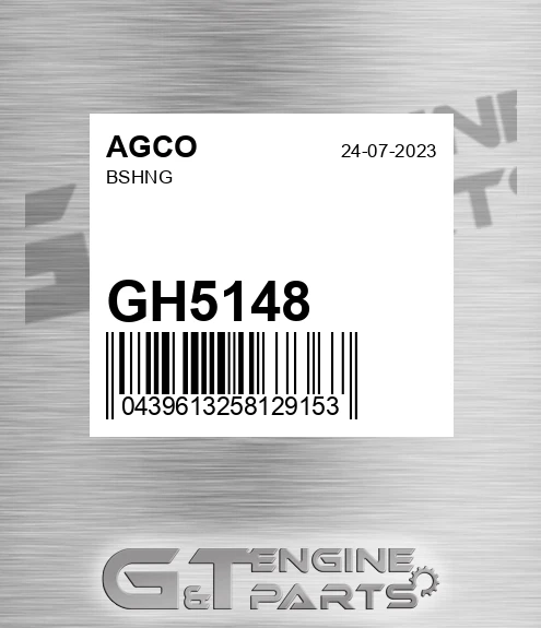 GH5148 AGCO Bshng