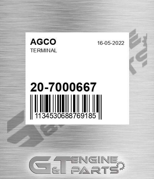 20-7000667 Terminal for AGCO