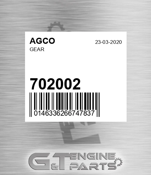 702002 Gear