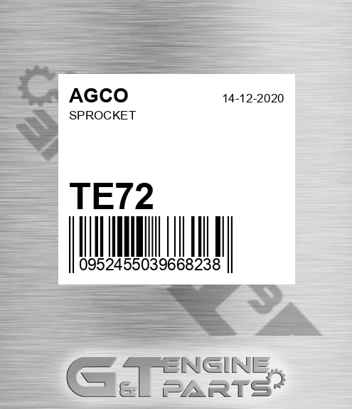 TE72 AGCO Sprocket