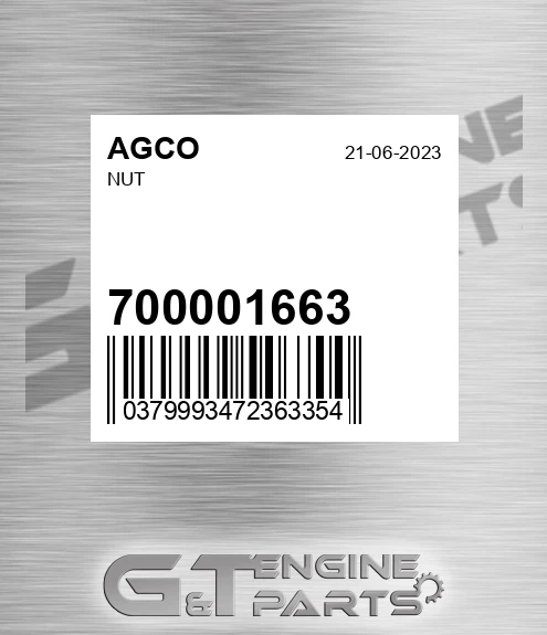 700001663 Nut