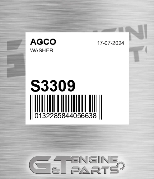 S3309 Washer for AGCO