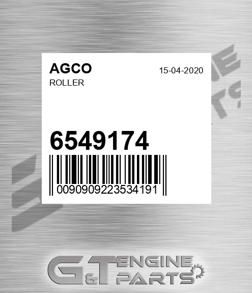 6549174 Roller for AGCO