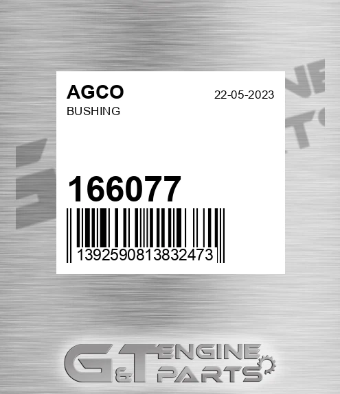 166077 Bushing for AGCO