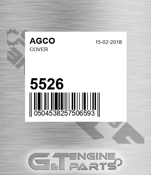 5526 Cover for AGCO
