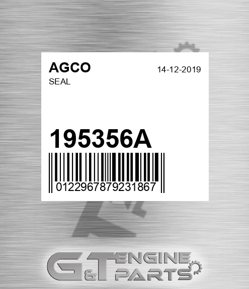 195356A Seal for AGCO