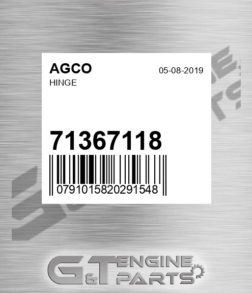 71367118 Hinge for AGCO